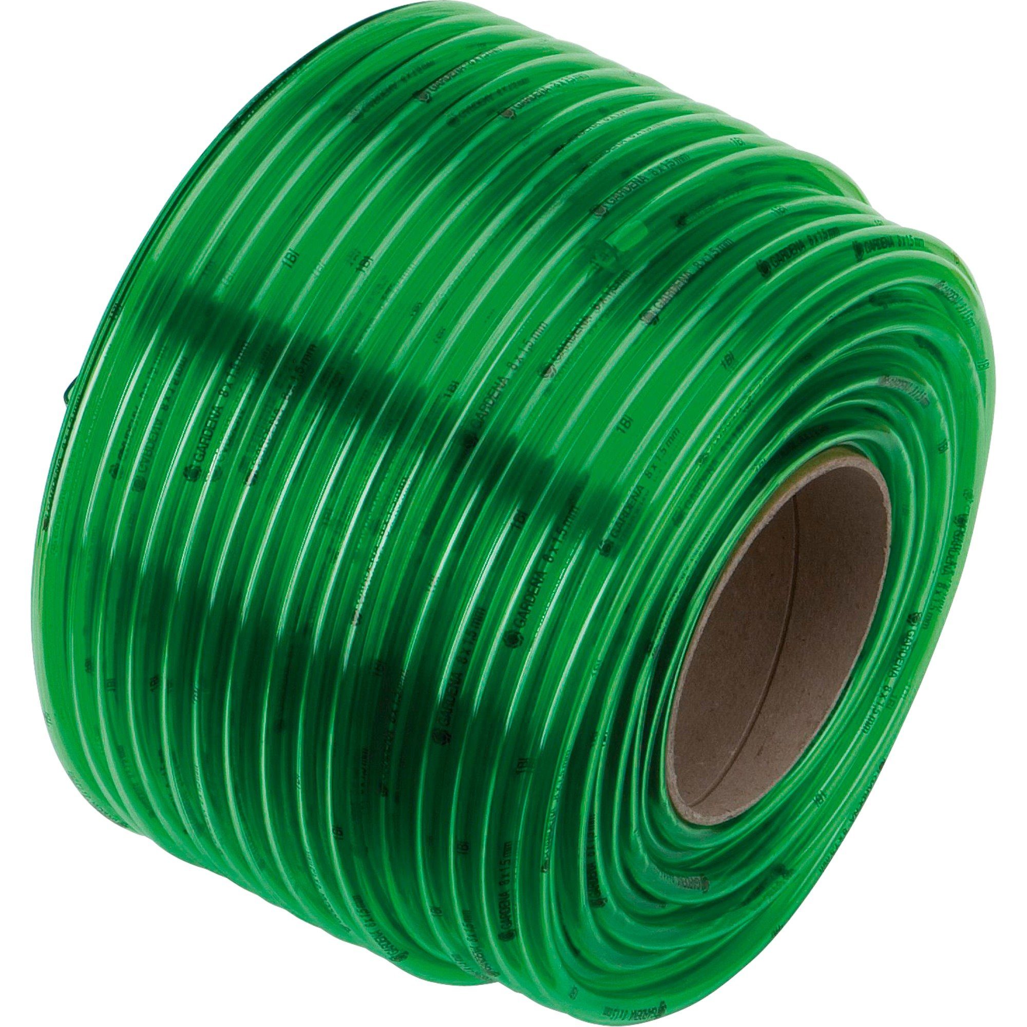 GARDENA Gartenschlauch GARDENA TransparentSchlauch 10 x 2mm, (50 Meter
