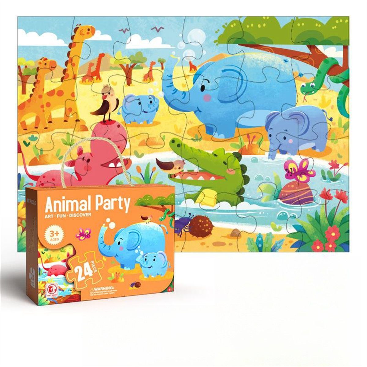 Puzzle Tier-Party-Muster-Puzzle, carefully selected Kinder, Spielzeug-Geschenk Puzzleteile für pädagogisches
