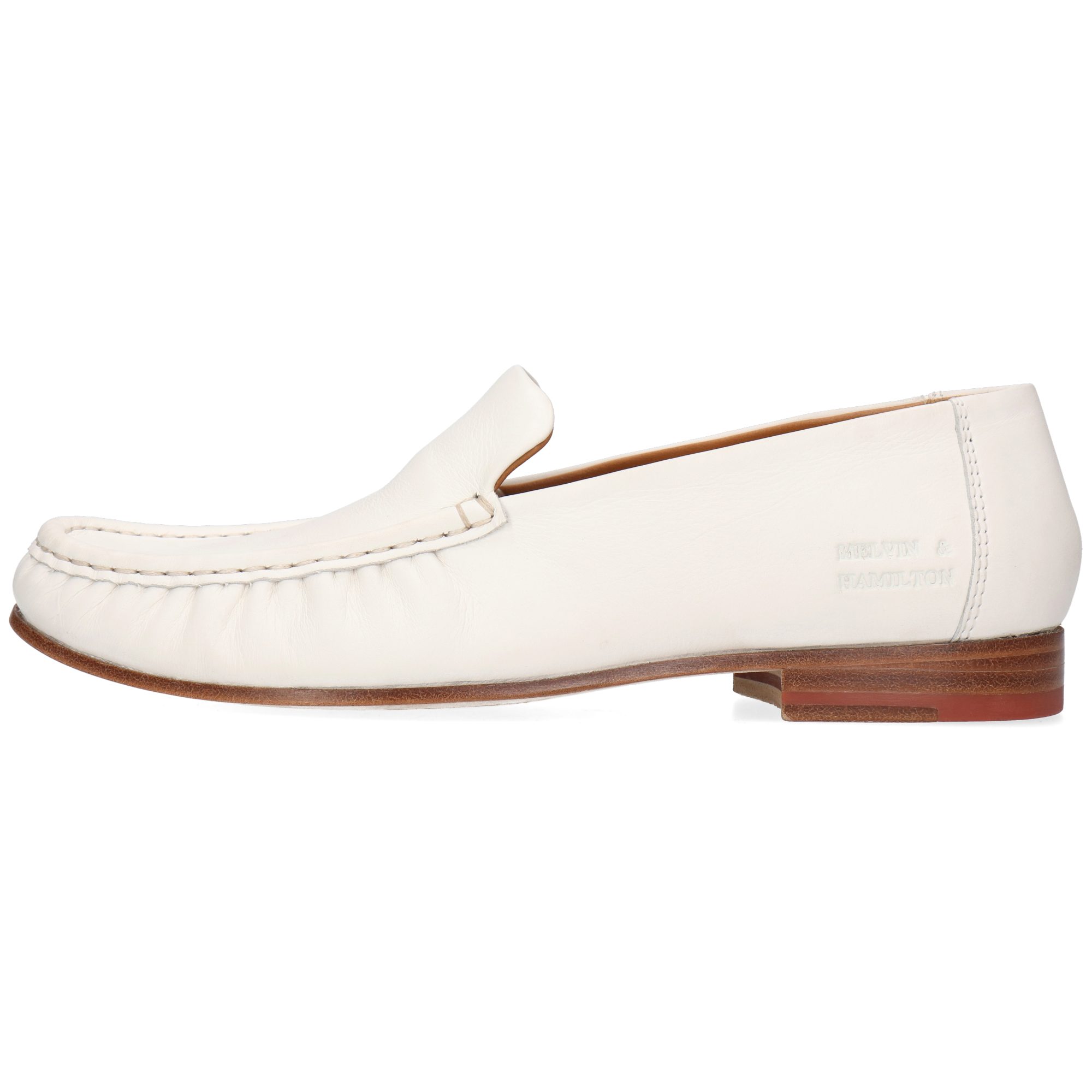Melvin & Hamilton Kamilla 6 Leder-Loafers für Damen Loafer Flache Absätze, Echtes Leder, Vegetabile Gerbung