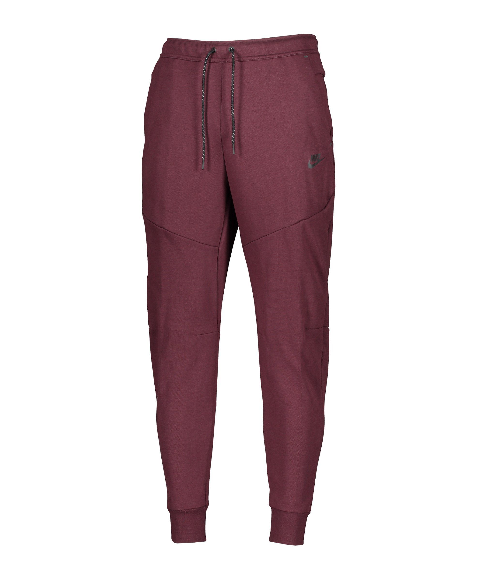 Nike Sportswear Jogginghose Tech Fleece Jogginghose dunkelrotschwarz