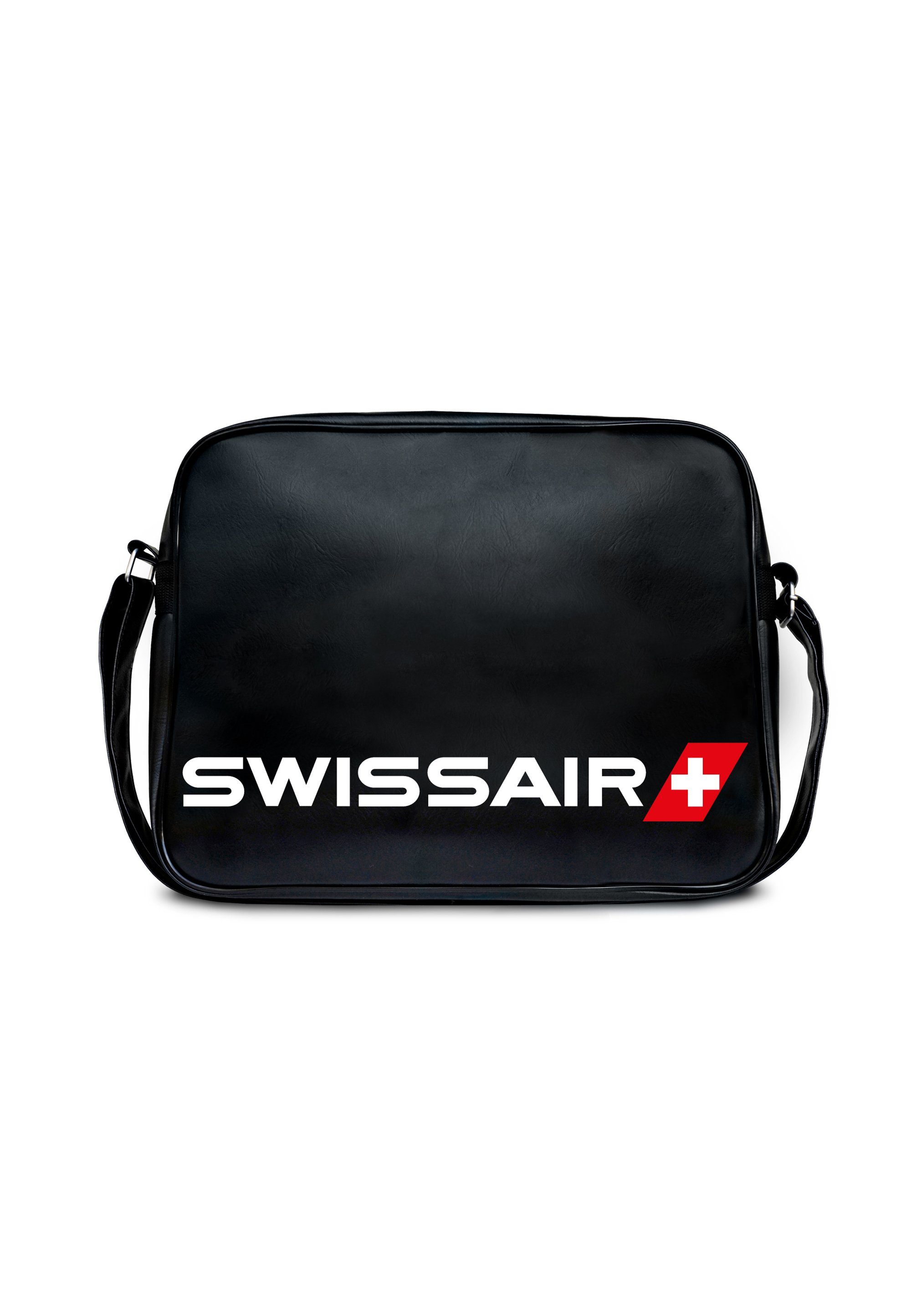 LOGOSHIRT Schultertasche Swissair - Airline, mit tollem Print