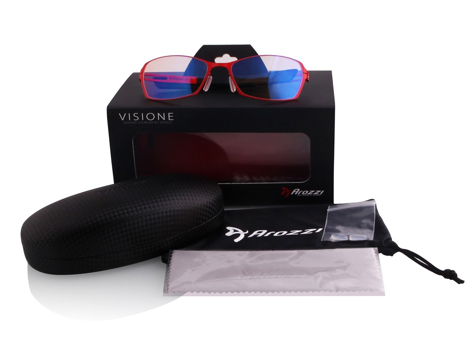 Arozzi Brille Arozzi Visione VX-500 Brille Gaming - Rot