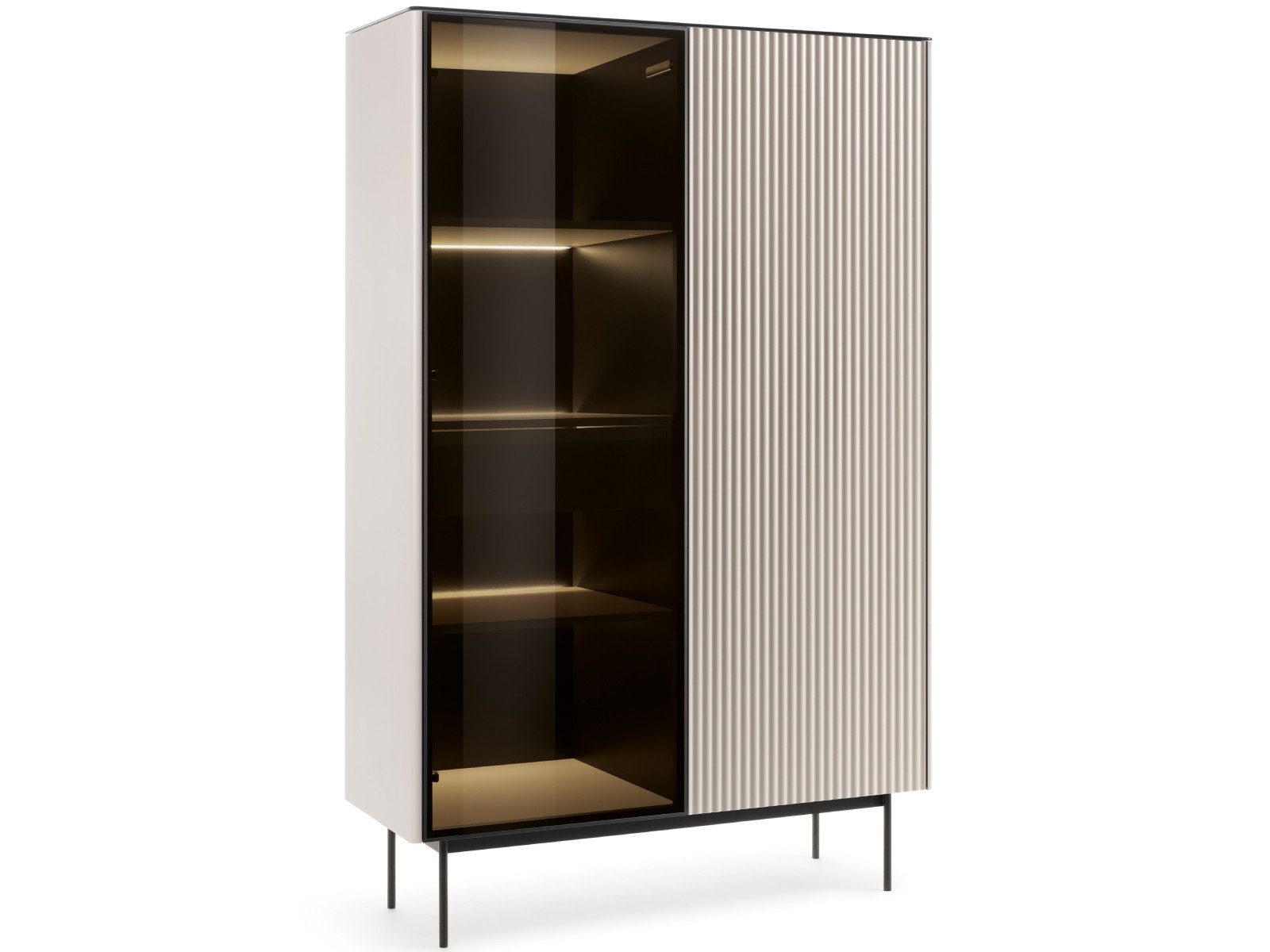 yourhouse24 Vitrine ORTA WTSZ-107 mit LED-Beleuchtung