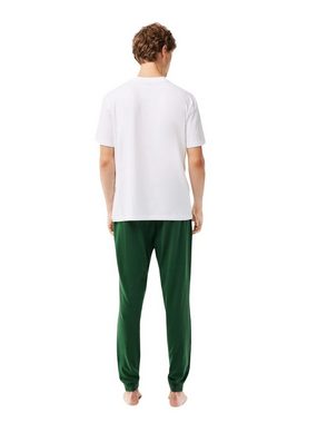Lacoste Pyjama Pyjama-Set zweiteiliger Schlafanzug T-Shirt und (1 tlg)