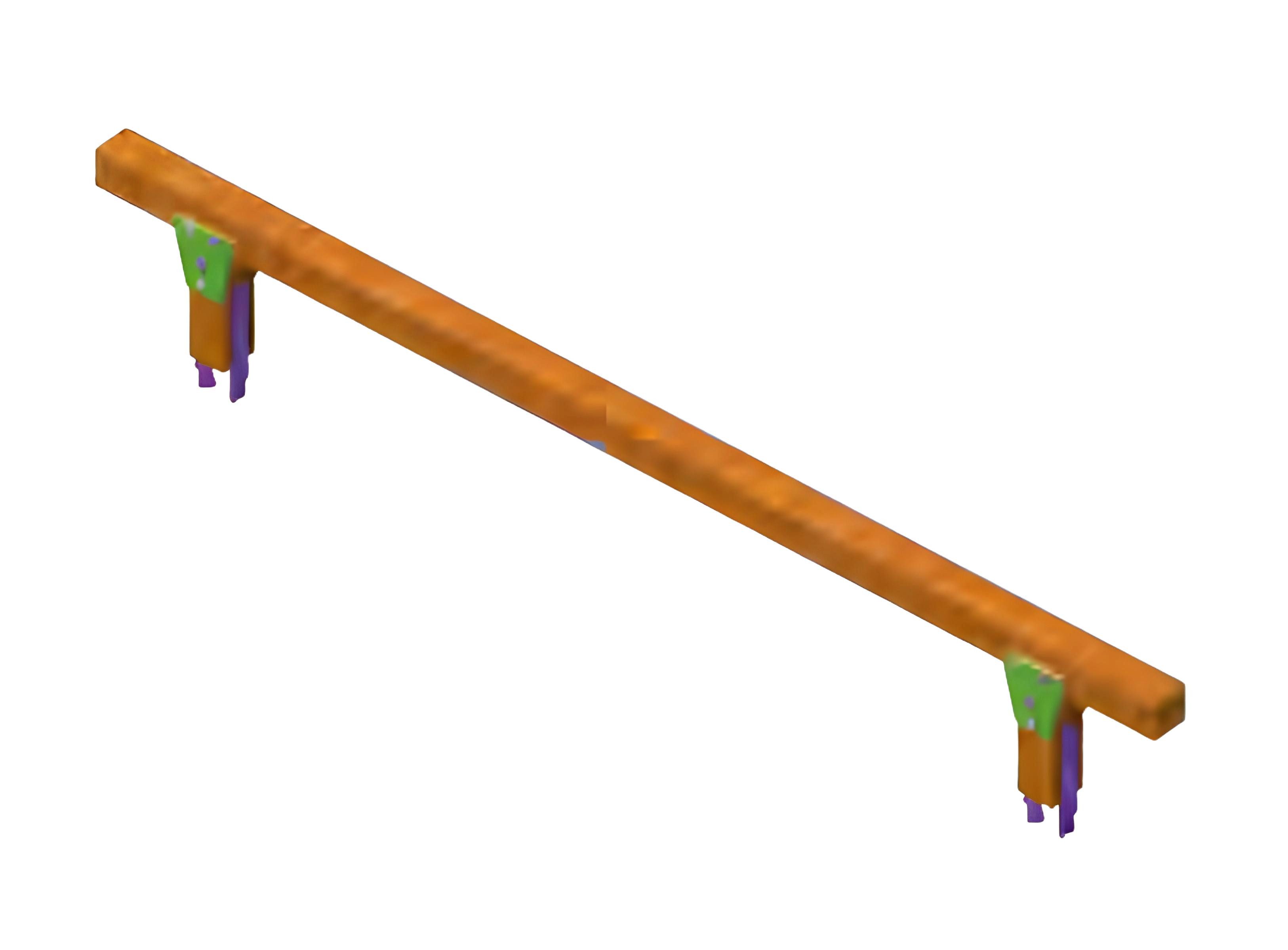 JVmoebel Gleichgewichtstrainer Balancierbrücke Schwebebalken Spielbalken Abenteuerbrücke Wackelsteg (Schwebebalken), Made in Europa