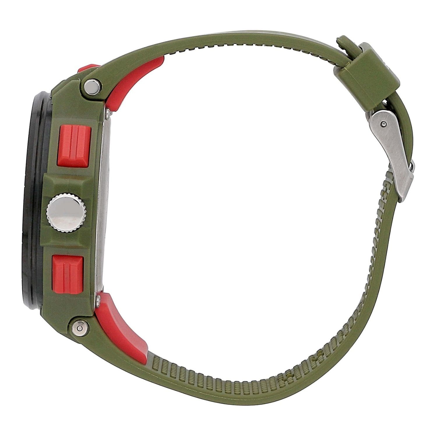 eckig, Digitaluhr Sector PURarmband Armbanduhr Armbanduhr Casual grün, Herren Digital, Herren Sector groß (40,3x39,7mm),