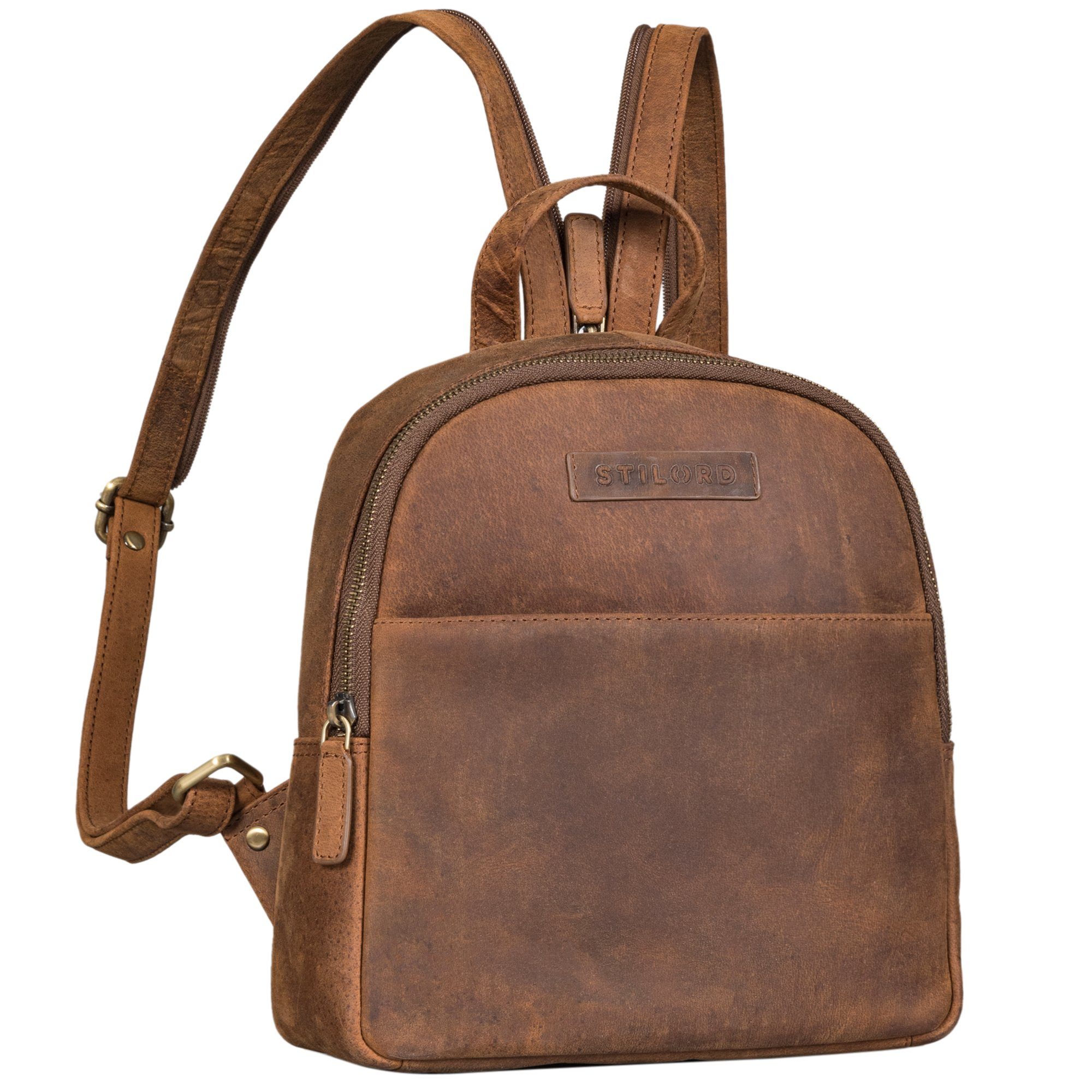 STILORD Cityrucksack "Elonora" Vintage Leder Rucksack günstig online kaufen