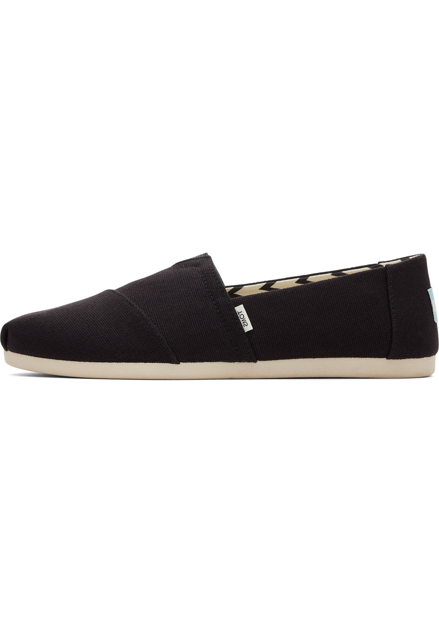 TOMS ALPARGATA WIDE 10018284 Espadrille Black White