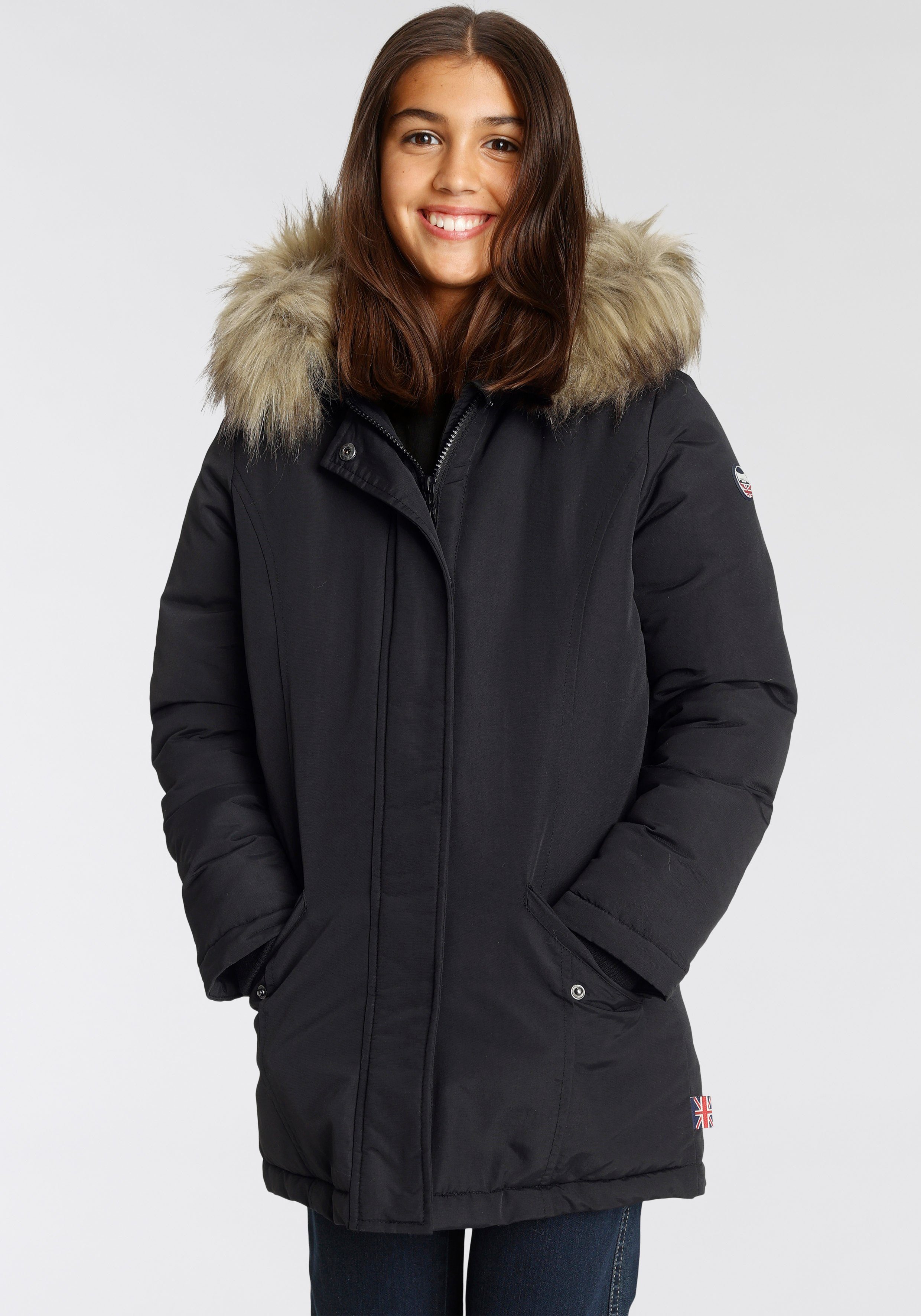 girls IRTON Lonsdale Parka