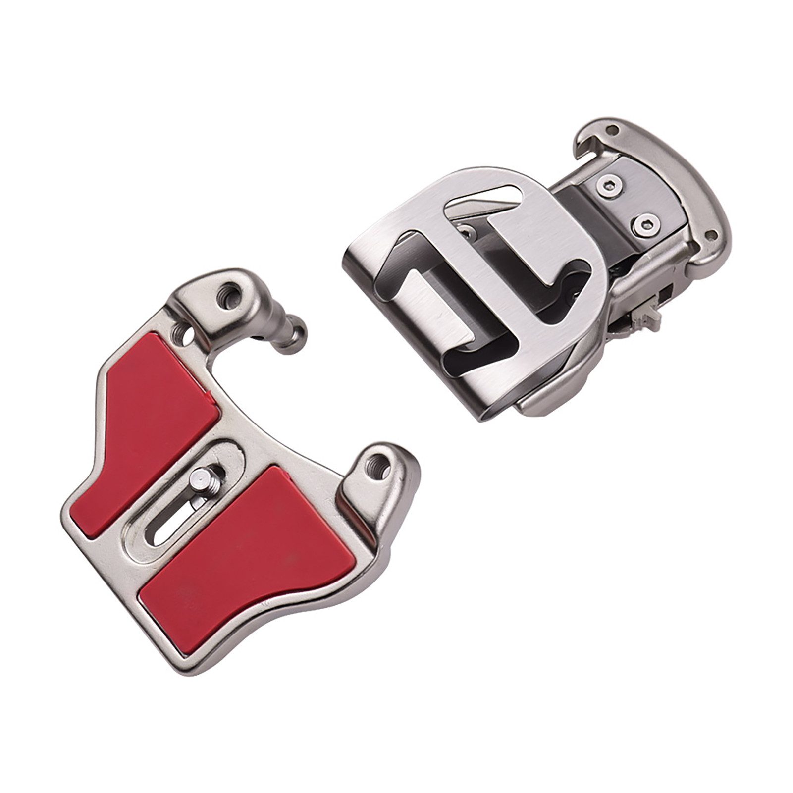 GARRYFIZH Kameratasche Kamera Gürtelclip Schnellverschluss Halterung für DSLR & DSLM Silber, Schnellverschluss, Robustes Aluminium, 1/4" Gewinde, Ergonomisch