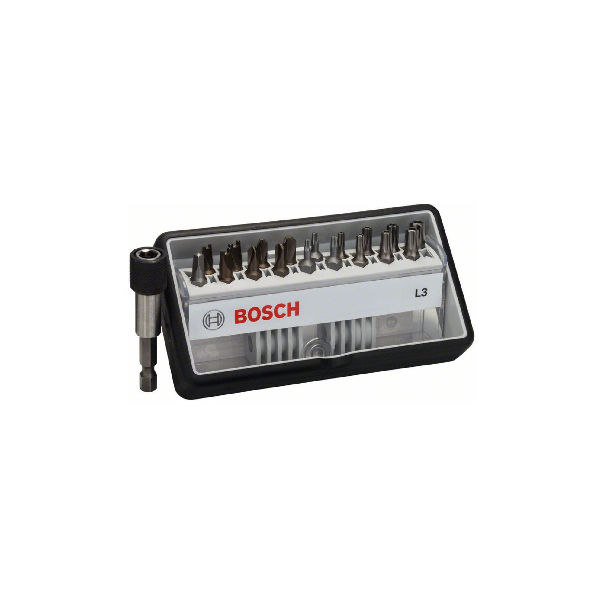 Bosch Professional Bit-Set Bosch Schrauberbit-Set Robust Line L Extra-Hart 18 + 1-teilig 25 mm Si