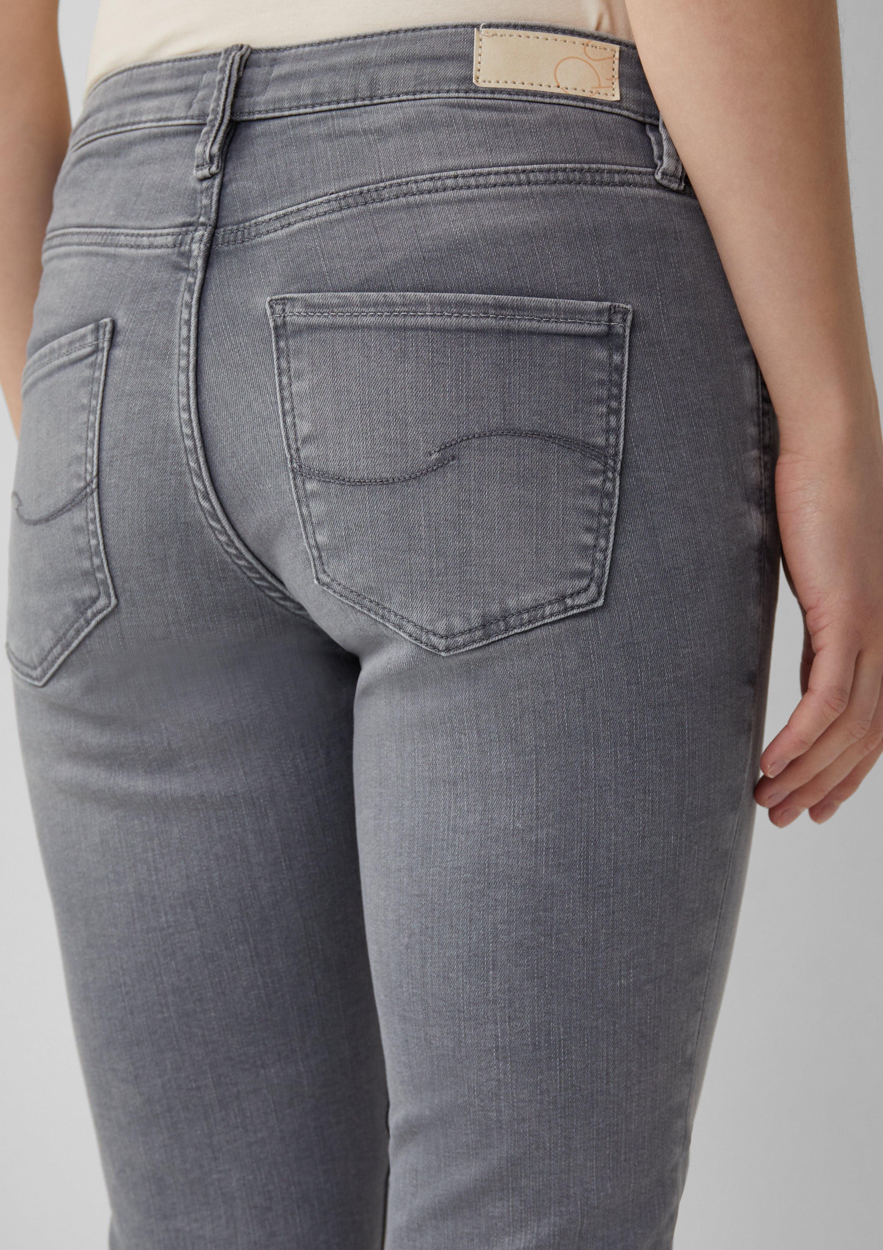 QS 3/4-Hose Capri-Jeans Catie / Slim günstig online kaufen