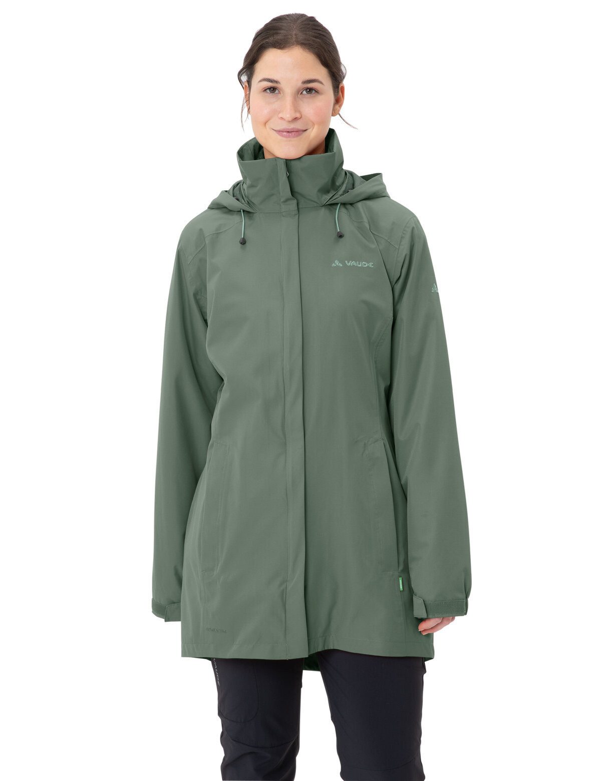 VAUDE Outdoorjacke Women's Escape Parka (1-St) lässiger Damen Regen-Parka