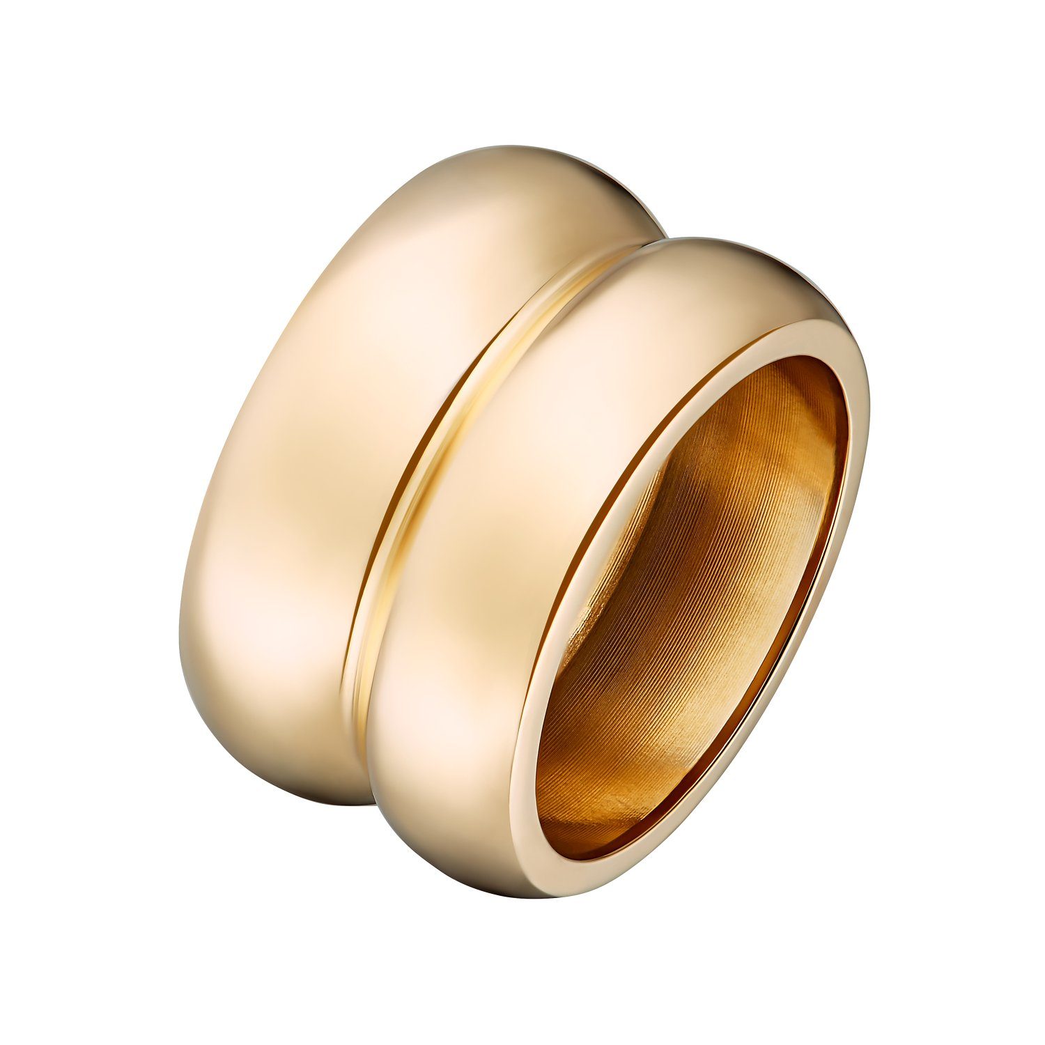 Noelani Fingerring für Damen, Stainless Steel IP Gold (Ring, 1-tlg)