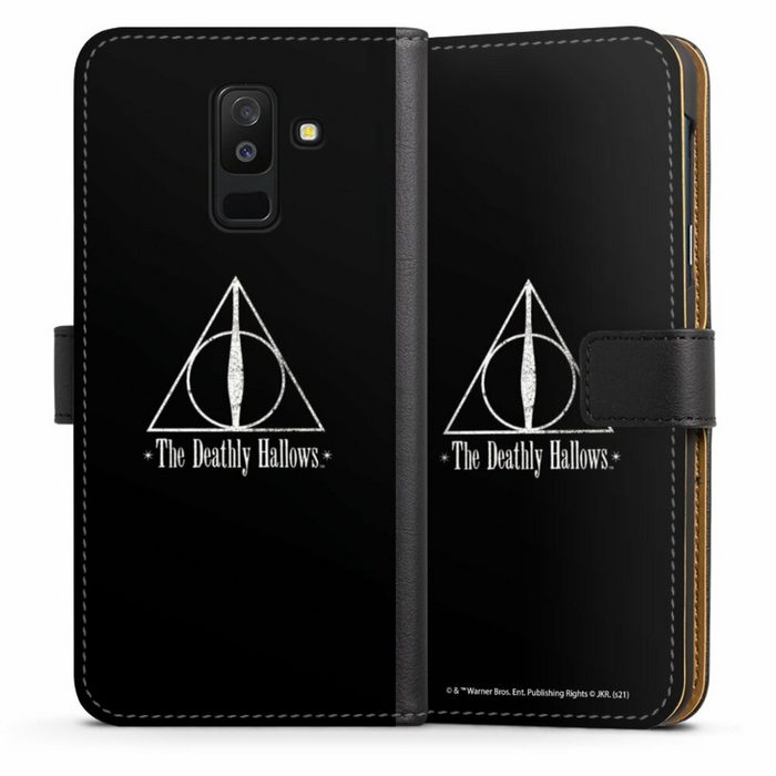 DeinDesign Handyhülle Heiligtümer des Todes Zauberei & Magie Harry Potter Samsung Galaxy A6 Plus (2018) Hülle Handy Flip Case Wallet Cover