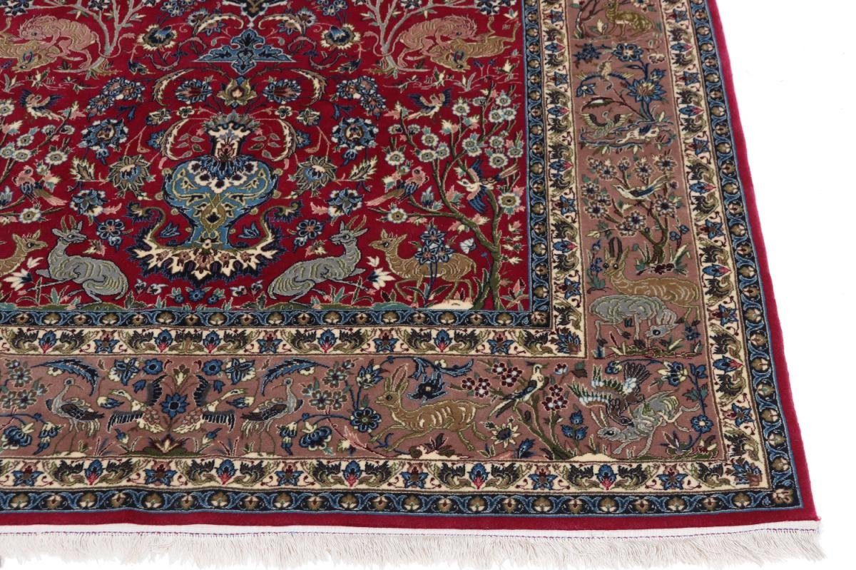 Seidenkette 6 mm Höhe: Trading, Orientteppich Handgeknüpfter Nain 152x233 rechteckig, Orientteppich, Isfahan