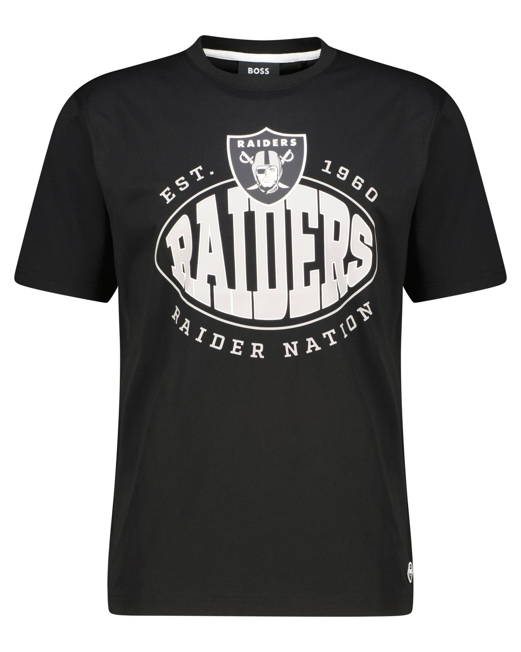 BOSS T-Shirt Herren T-Shirt TRAP_NFL (1-tlg) black (85)