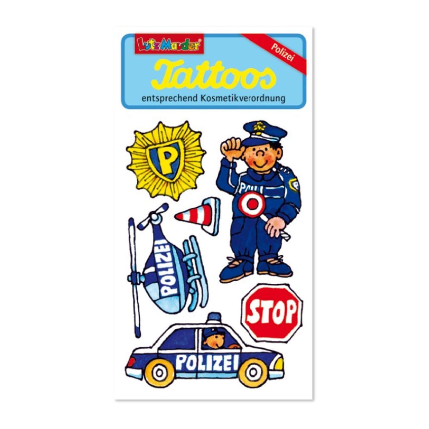 Kindertattoo Tattoos Polizei