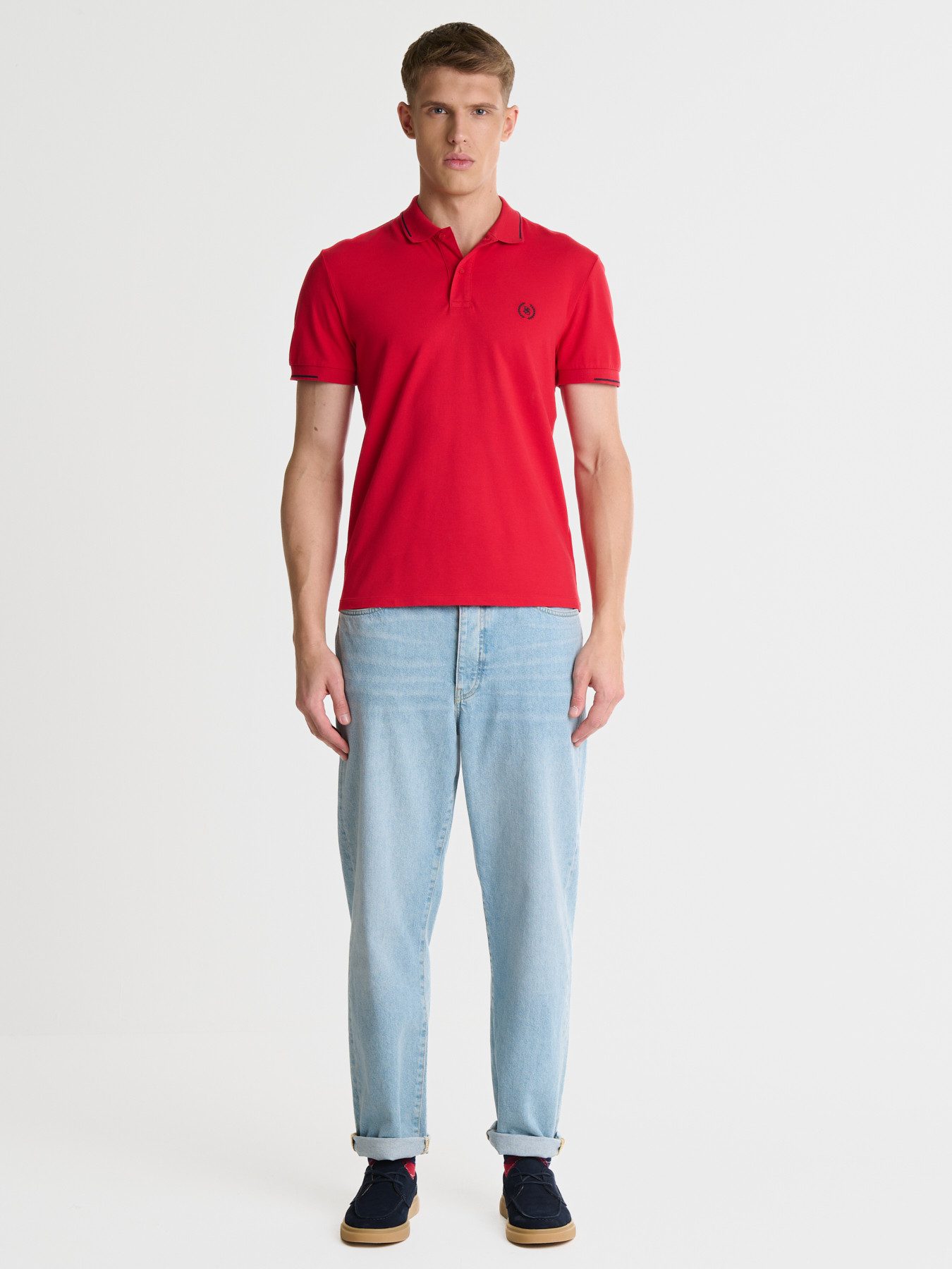 BIG STAR Poloshirt POLIAN rot