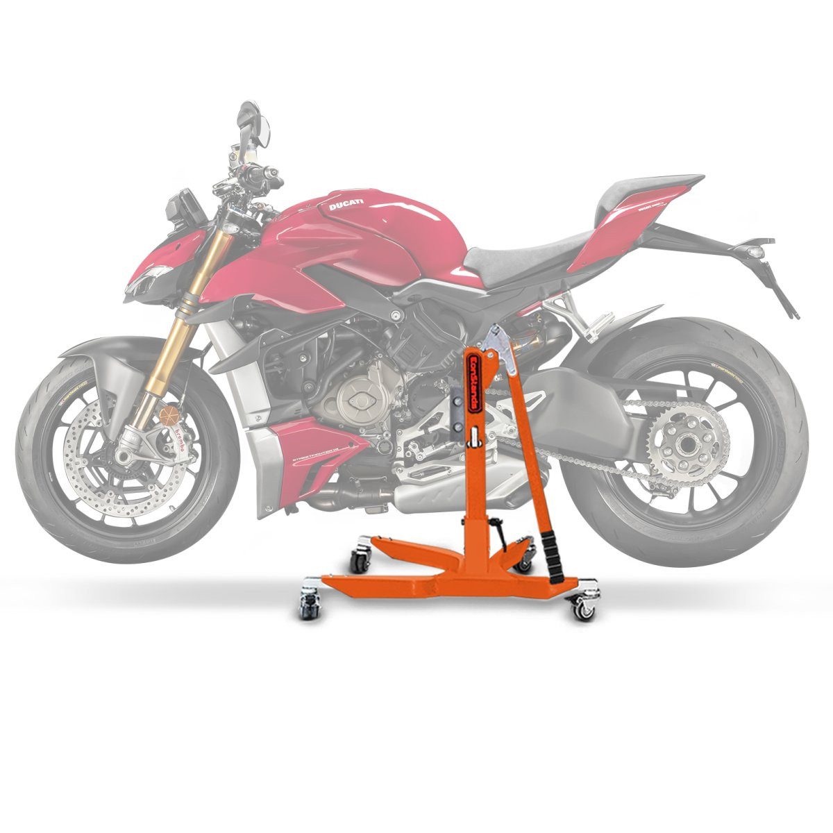 ConStands Motorradheber CS Power Classic-Zentralständer für Ducati Streetfighter V4 / S 20-24