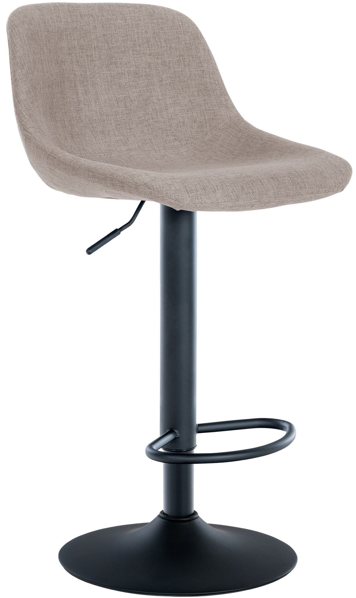 CLP Barhocker Loft (1er, 1 St., 1er), Samt, Stoff oder Kunstleder, um 360° drehbar