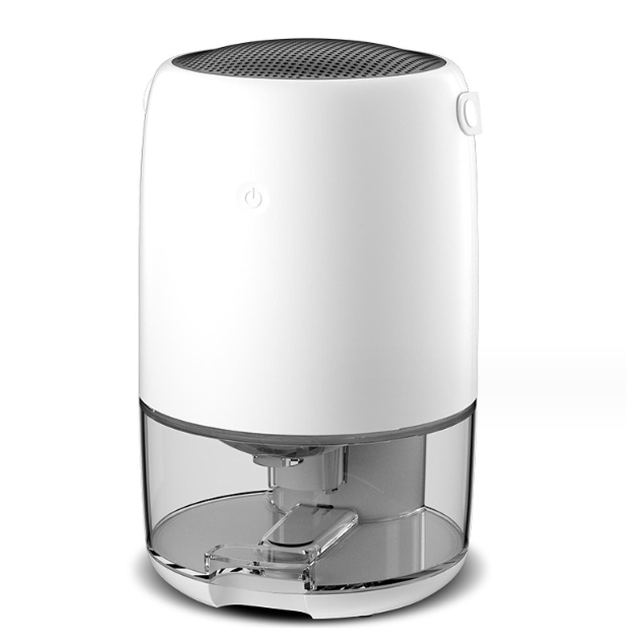 feinlux Luftentfeuchter Luftentfeuchter Haushaltsentfeuchter, Entfeuchtung 0,27 l/Tag, Tank 1,1 l, Ultraleises Design, tragbarer Tragegriff,7-Farben-Licht, Nachtmodus