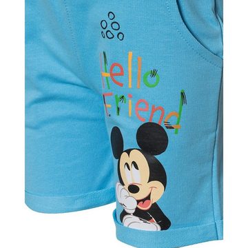 Disney Baby Shirt & Shorts Mickey Mouse Jungen Set T-Shirt + Hose Babys + Kleinkinder