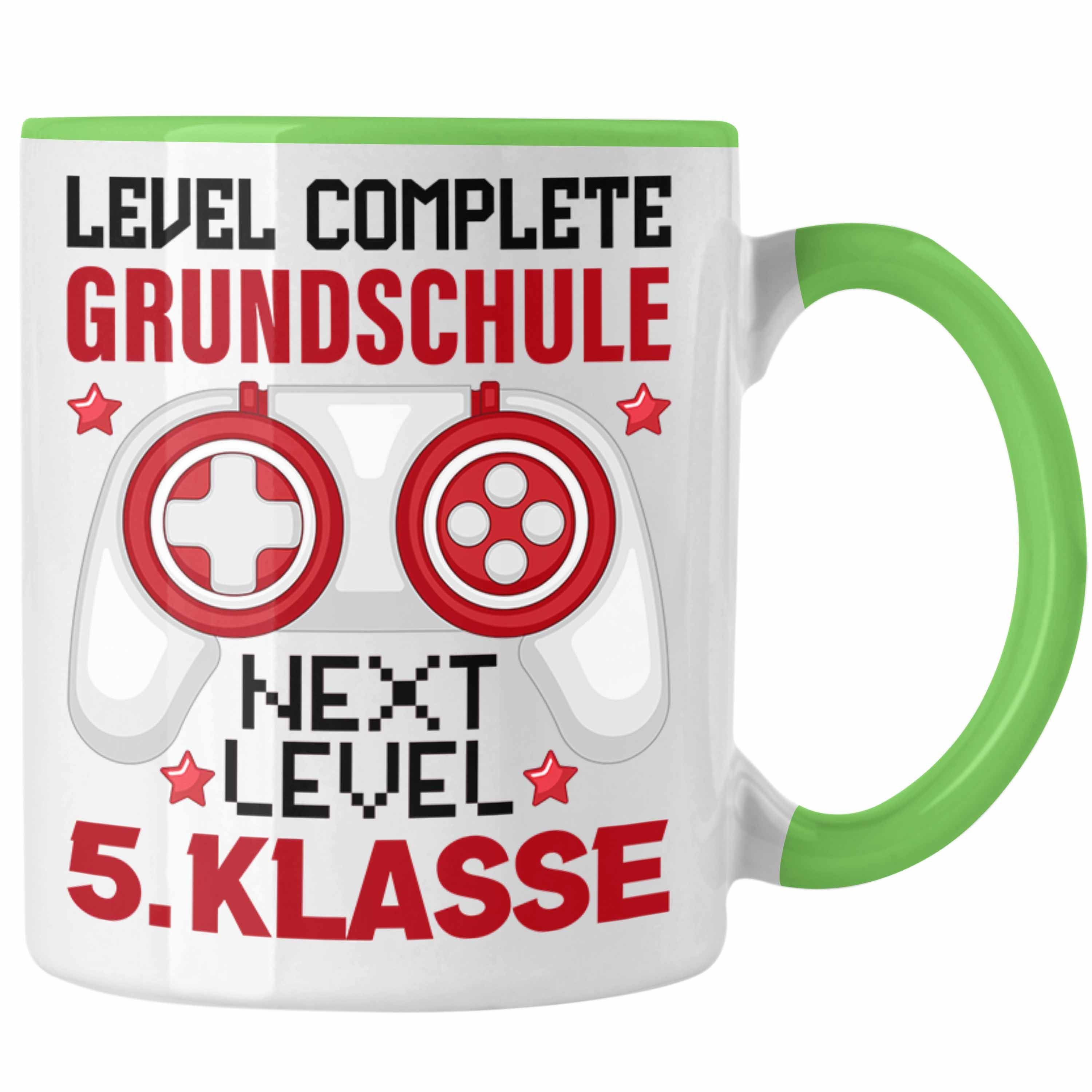 Trendation Tasse 5. Klasse Jungs Weiterführende Schule Grundschule Geschenk Tasse Gamer