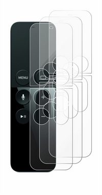 BROTECT flexible Panzerglasfolie für Apple Remote Control Apple TV 4, Displayschutzglas, 3 Stück, Schutzglas Glasfolie klar