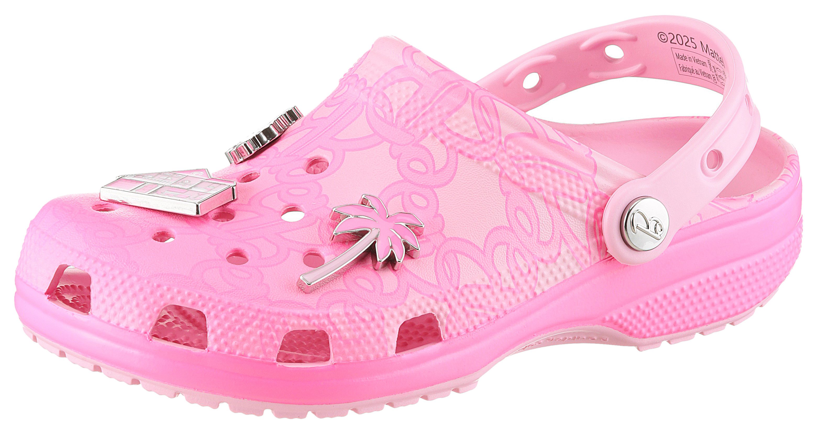 Crocs Mattel Pink Barbie Clog mit Barbie Applikationen günstig online kaufen
