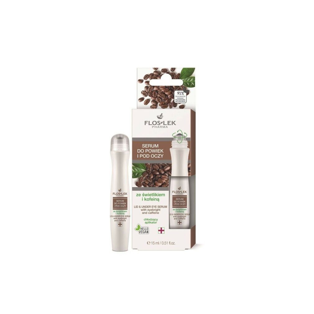 Floslek Augenserum FLOSLEK Augenlid- und Augenkonturenserum mit kühlendem Applikator