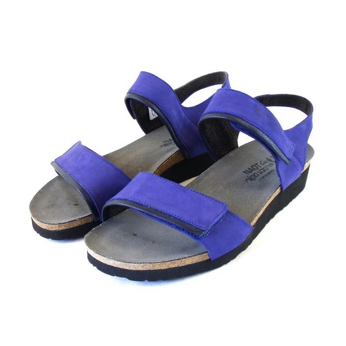 NAOT Naot Aisha weit blau combi Damen Schuhe Sandaletten Echt-Leder Nubuk 16563 Sandalette