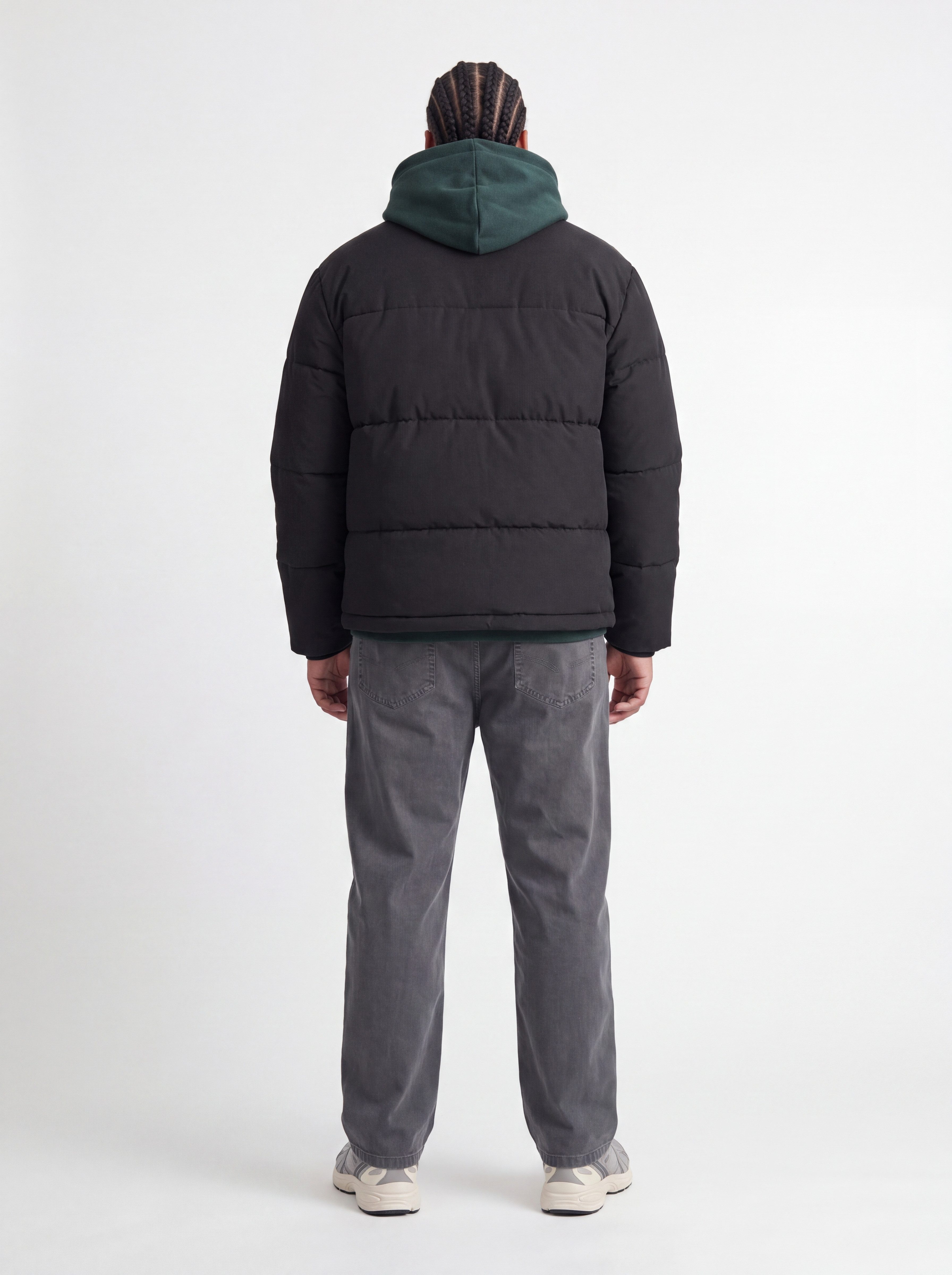Jack & Jones PlusSize Steppjacke JJESOHO PUFFER COLLAR AW26 SN PLS Kunstfaser, mit verdecktem Reißverschluss – Bild 5 von 5