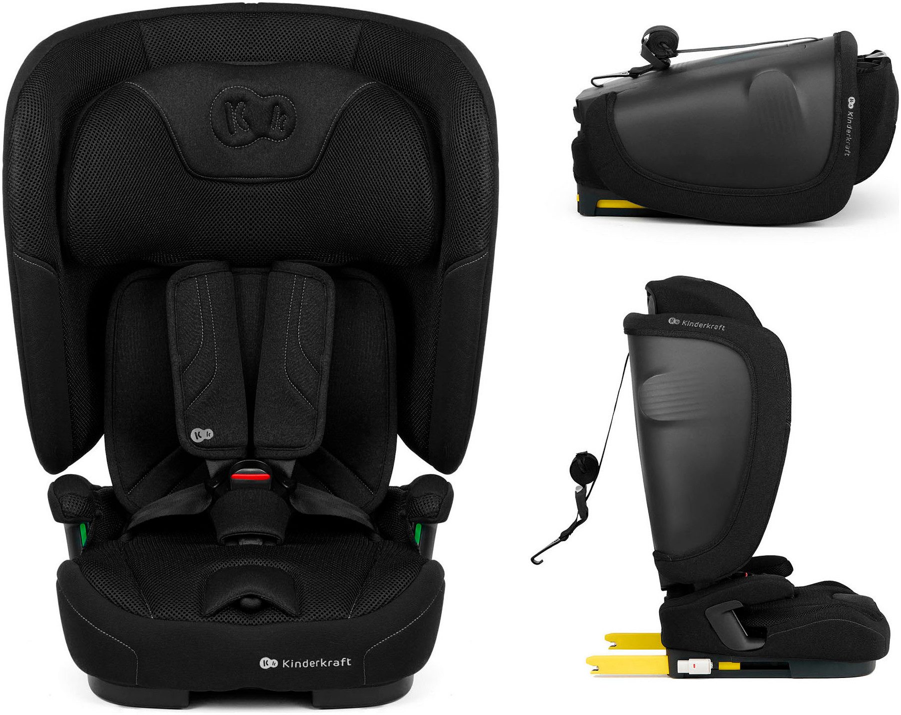 Kinderkraft Autokindersitz FIX2GO, ab: 15 Monaten, bis: 12 Jahren, ab: 76 cm, bis: 150 cm