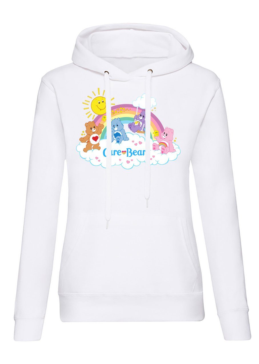 Blondie & Brownie Hoodie Damen Glücksbärchis Care Bears Hab Dich lieb Bärchi Wolkenland Mit Kängurutasche, Mit Kapuze