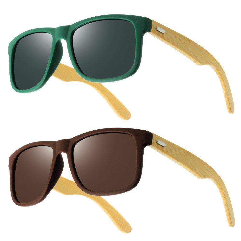 UrbanSky Sonnenbrille Raymond (2er-Pack, Sonnenbrillen-Set mit Einstecketui günstig online kaufen