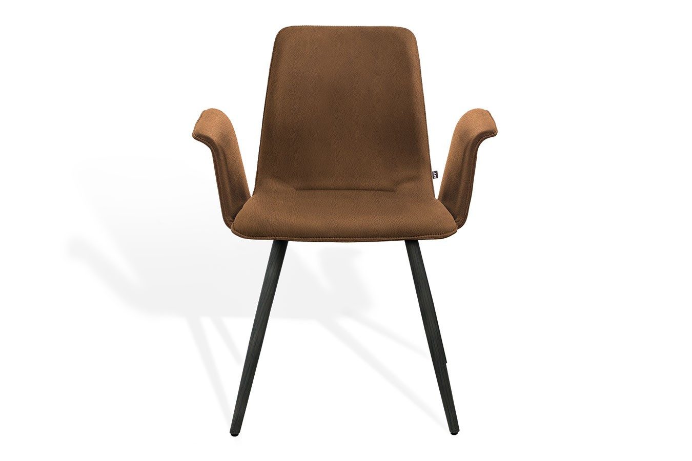 KFF Armlehnstuhl Armlehnstuhl Maverick Leder braun