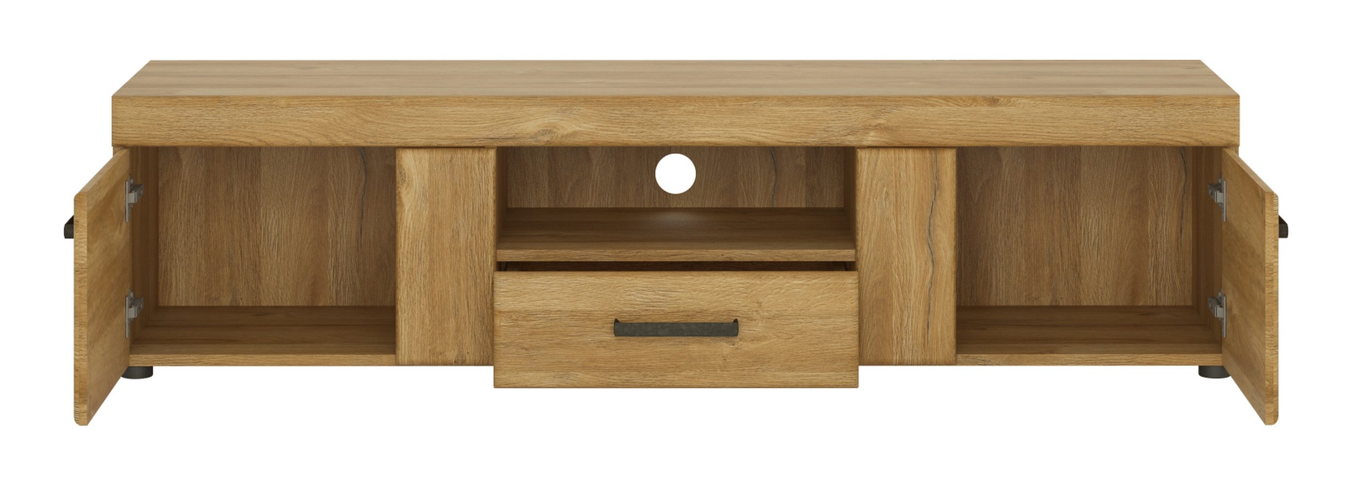 Meble Wójcik Lowboard in Grandson Eiche Dekor - 156,8x39,8x40,9 (BxHxT)