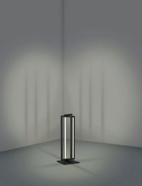 EGLO Tischleuchte SIBERIA, LED fest integriert, warmweiß - kaltweiß, Tischleuchte in schwarz aus Stahl - 15,5W - warmweiß - kaltweiß
