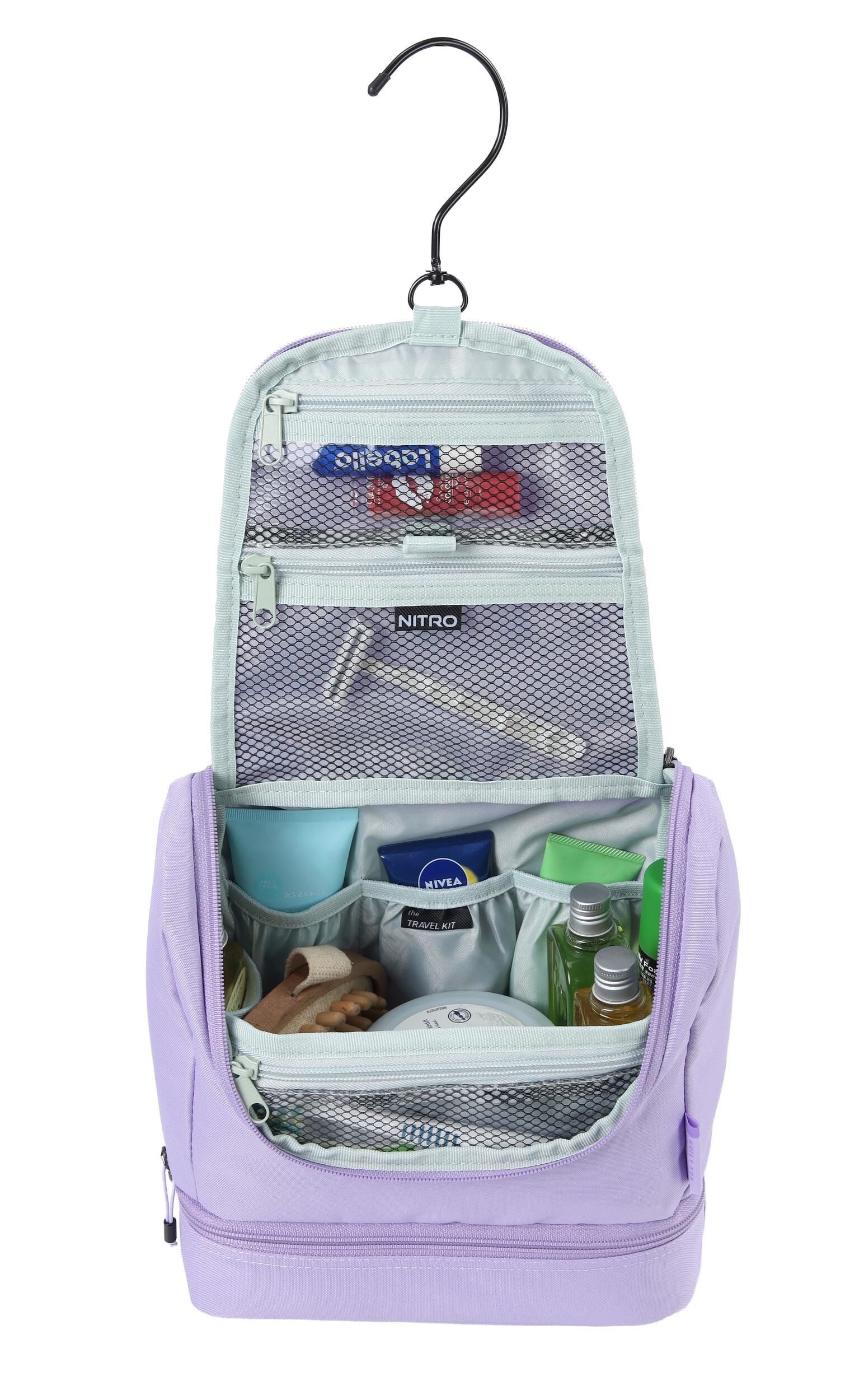 NITRO Kosmetiktasche Kulturtasche TRAVEL KIT, mit diversen RV-Taschen