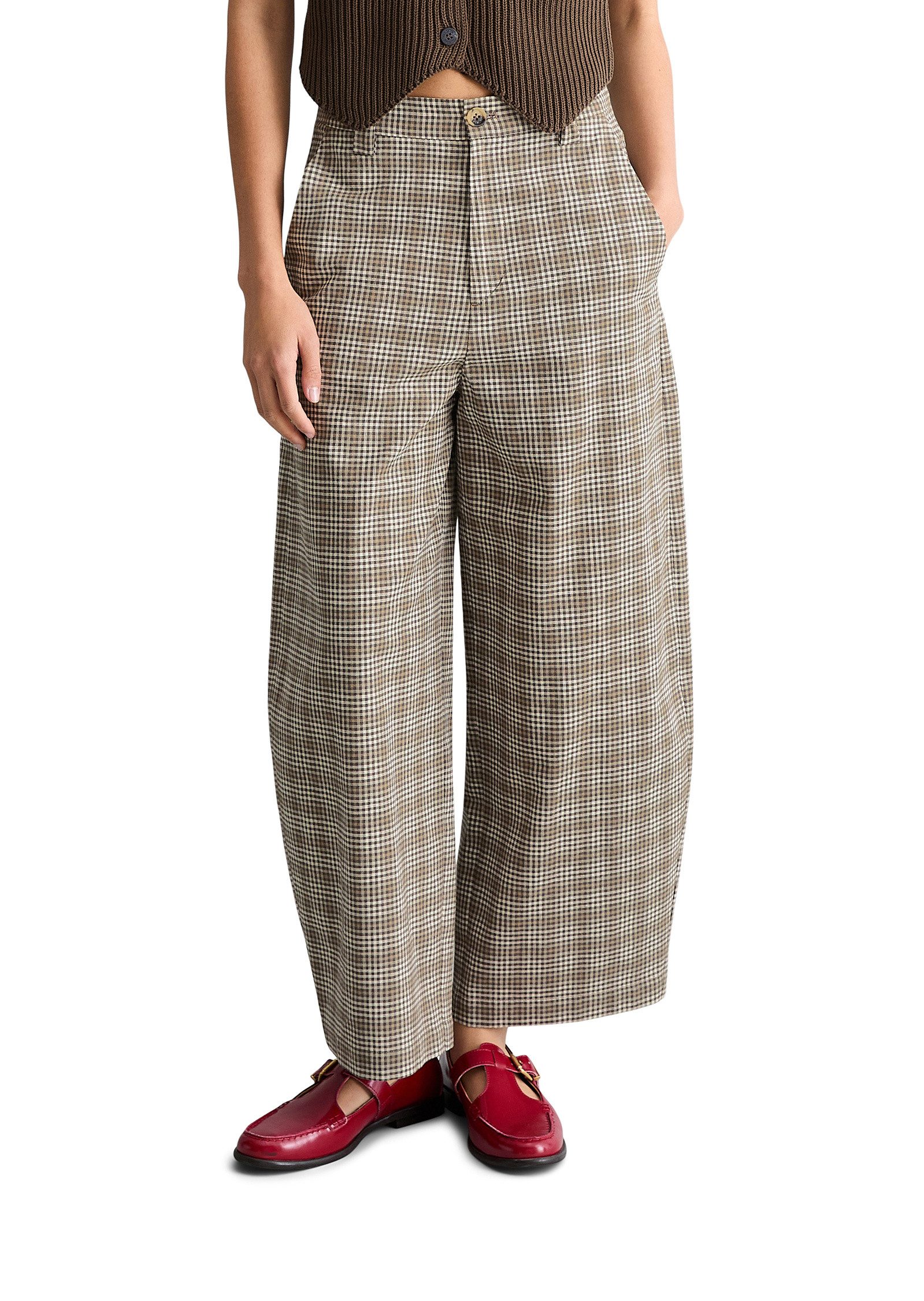 Marc O'Polo DENIM Chinohose aus Organic Cotton-Leinen-Mix