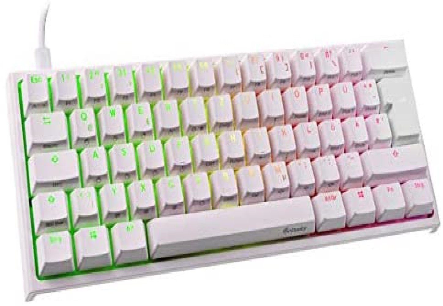 Ducky »ONE 2 SF Gaming Tastatur, MX-Blue, RGB LED - weiß« Gaming-Tastatur  (Mini Gaming Tastatur; MX-Blue RGB-LED, deutsch QWERTZ Layout, wei) online  kaufen | OTTO