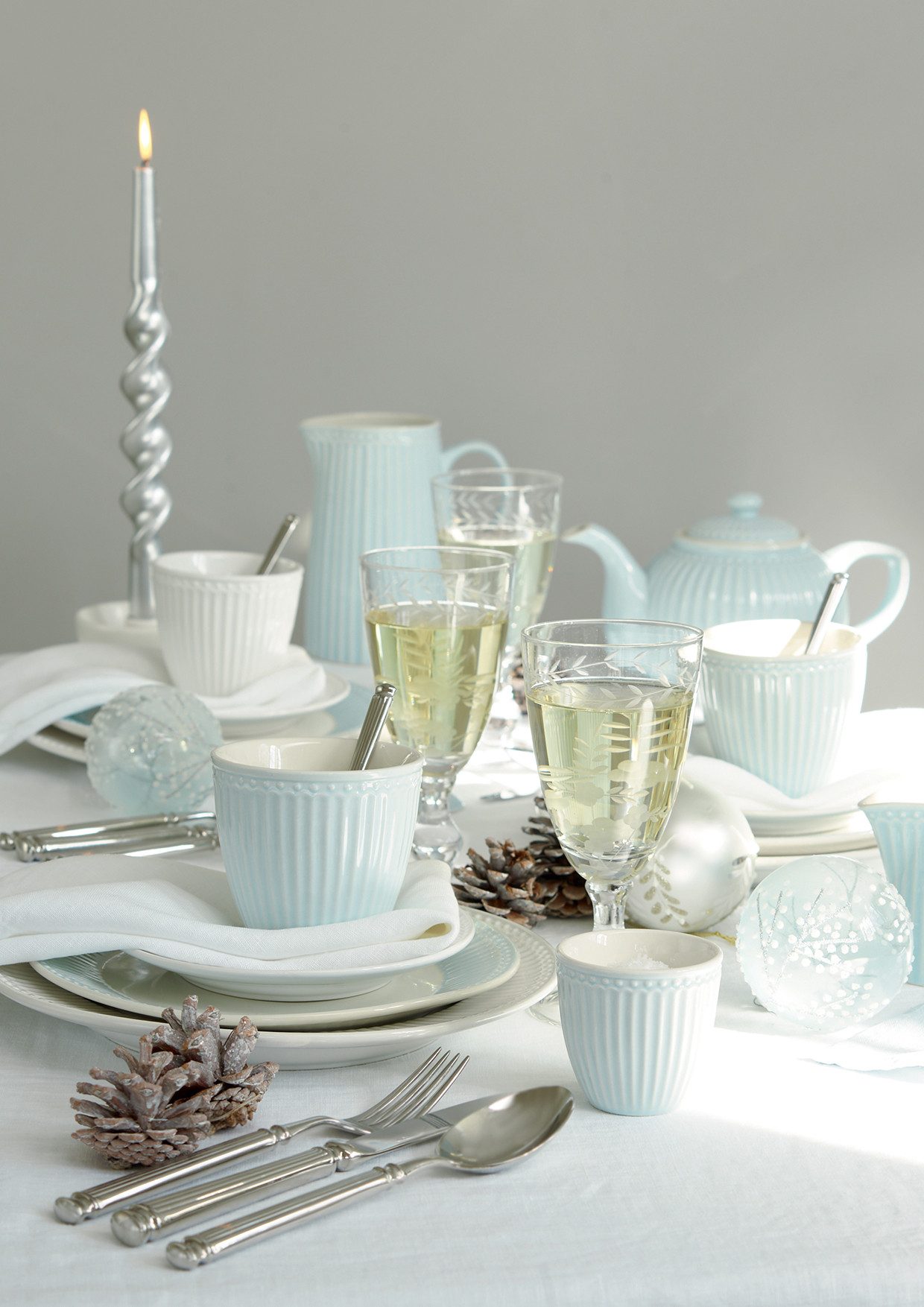 Greengate Brotteller Alice Brotteller pale blue 17,5 cm Set6