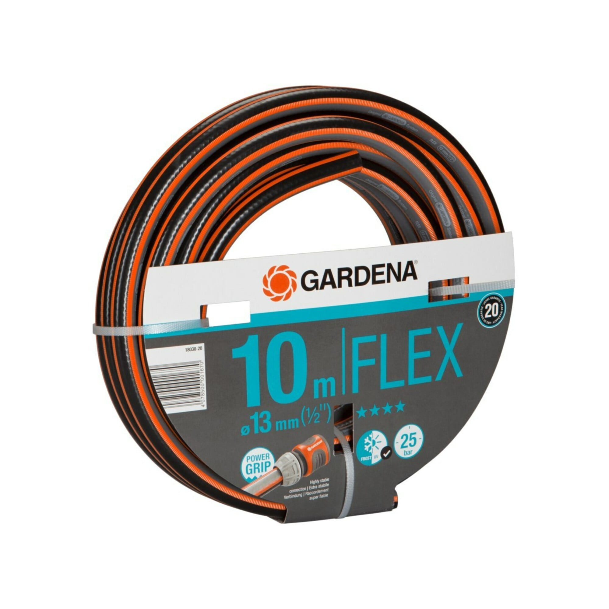 GARDENA Gartenschlauch GARDENA Comfort FLEX Schlauch 9x9 13 mm (1/2), 10 m o. A
