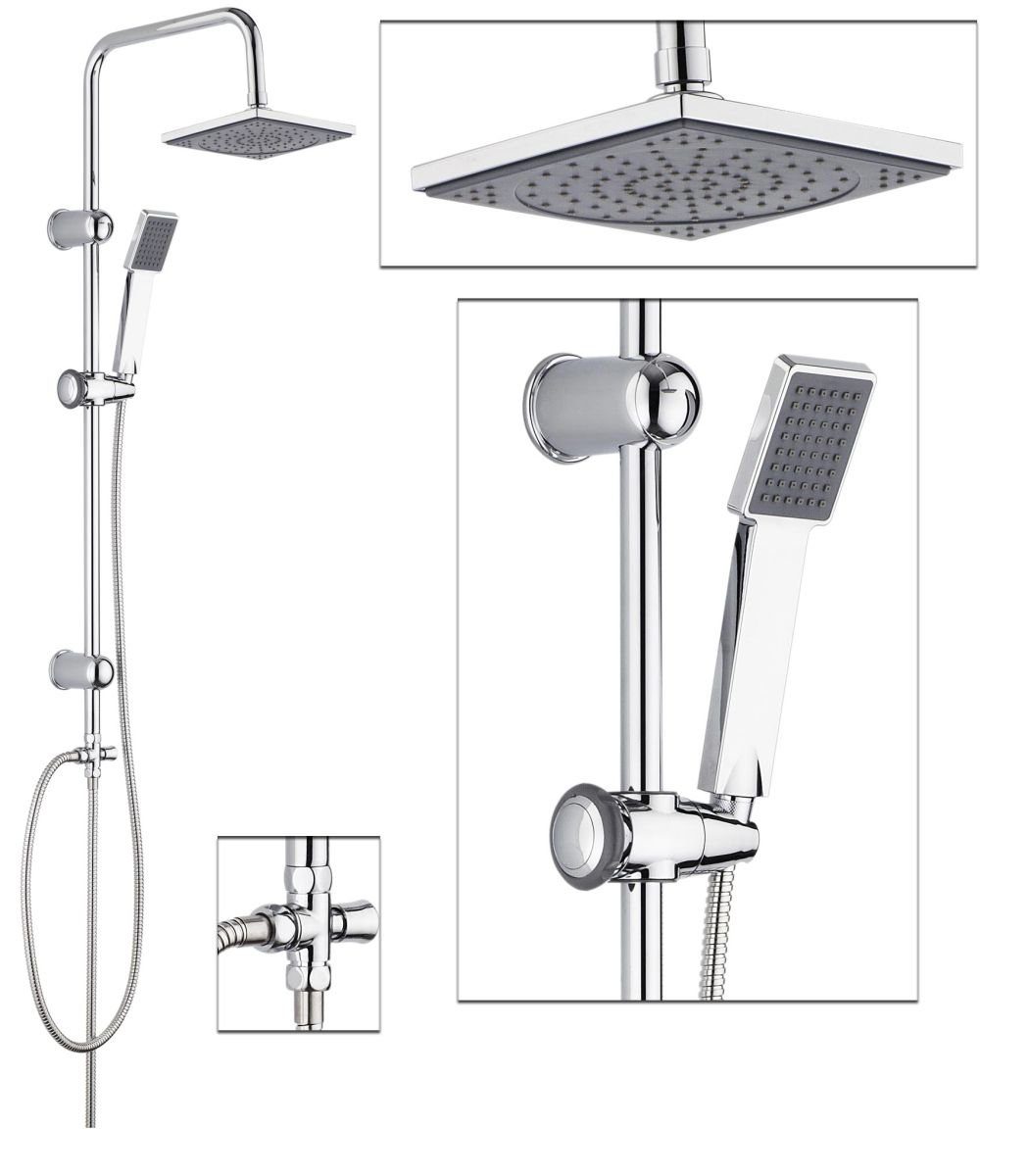 Tuganna Duschsystem FINE SHOWER 440002000, Duschsäule Überkopfbrause-Set Ch günstig online kaufen