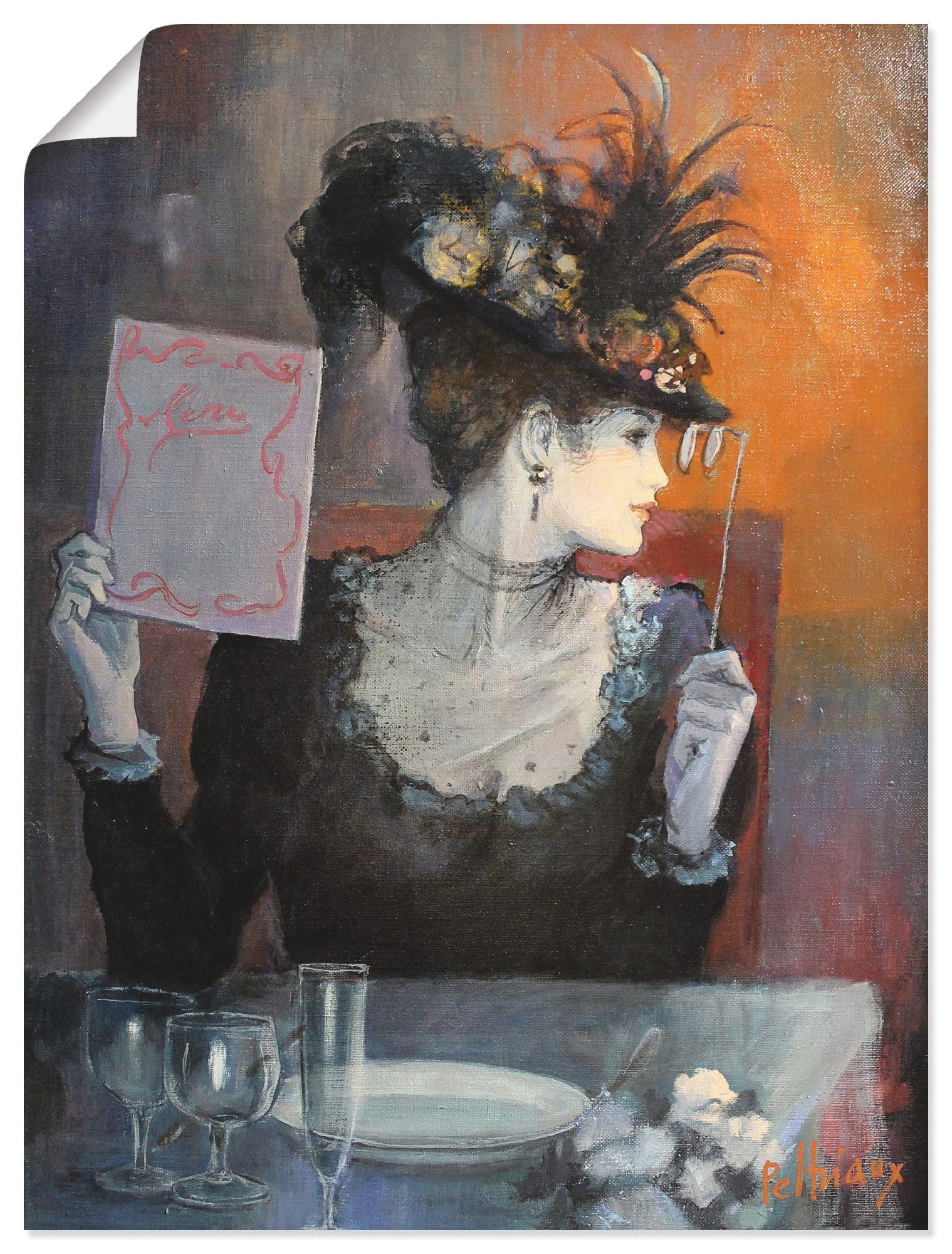 Artland Wandbild Unentschieden, Frau (1 St), als Alubild, Leinwandbild, Wandaufkleber oder Poster in versch. Größen