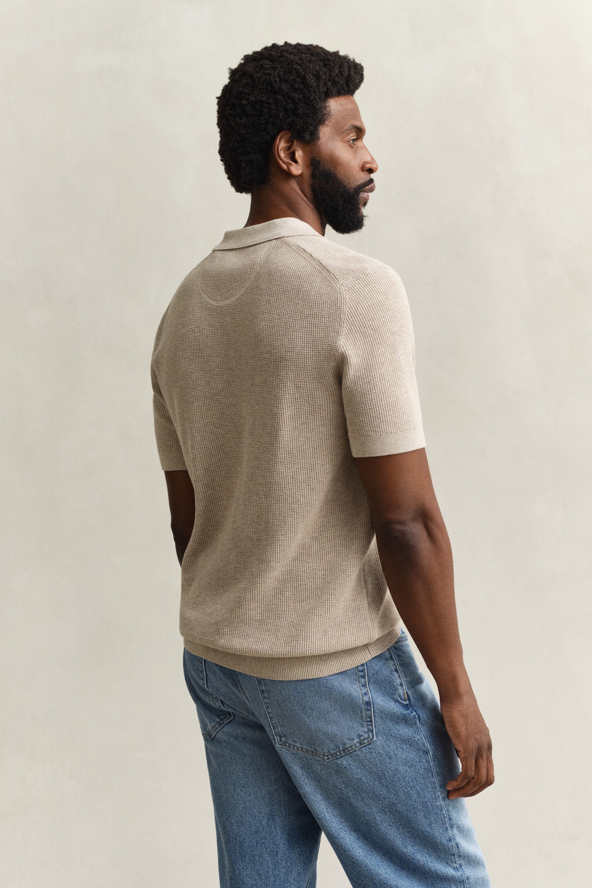 Gant Poloshirt MICRO TEXTURED COTTON Regular fit mit Polokragen günstig online kaufen