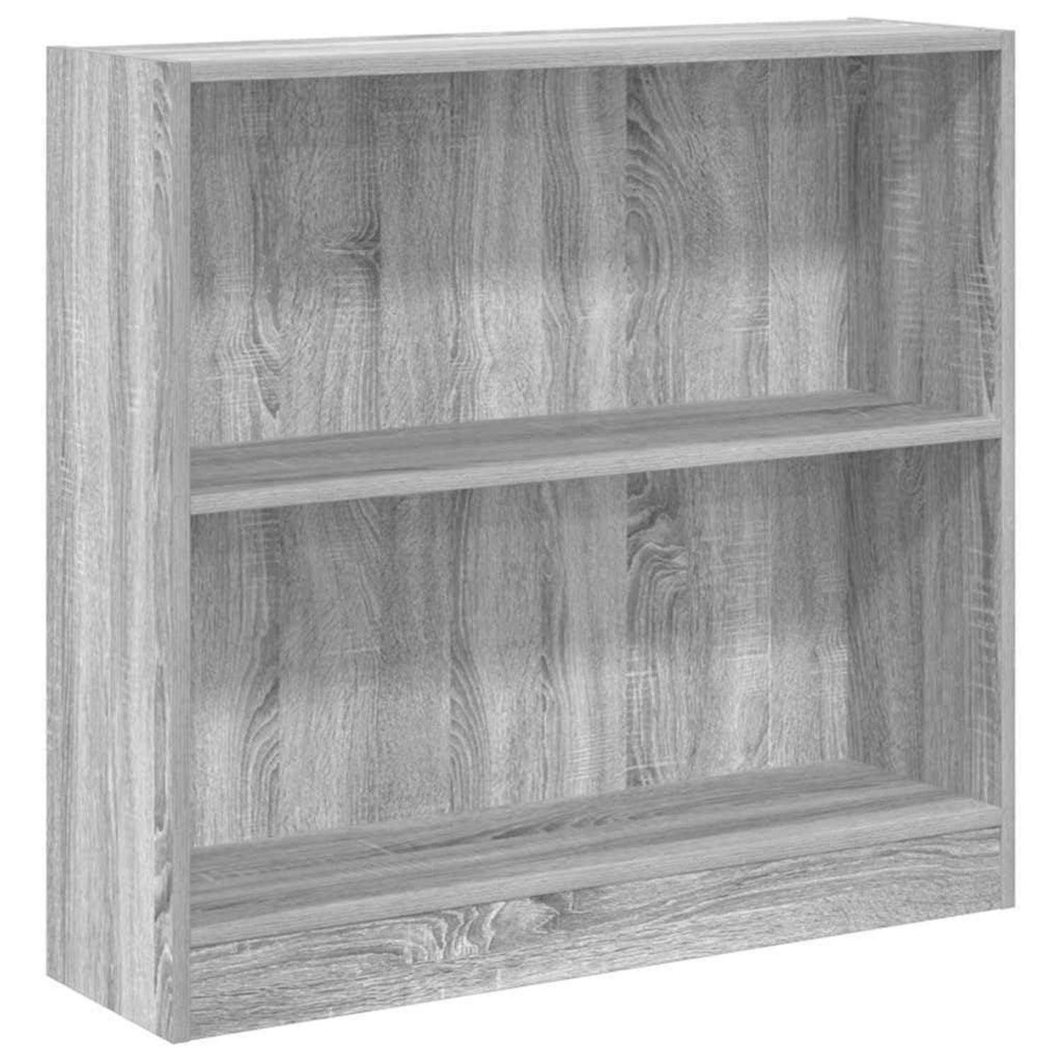 LuxusKollektion Bücherregal Bücherregal Sonoma Grau 80x24x76cm, 1-tlg.