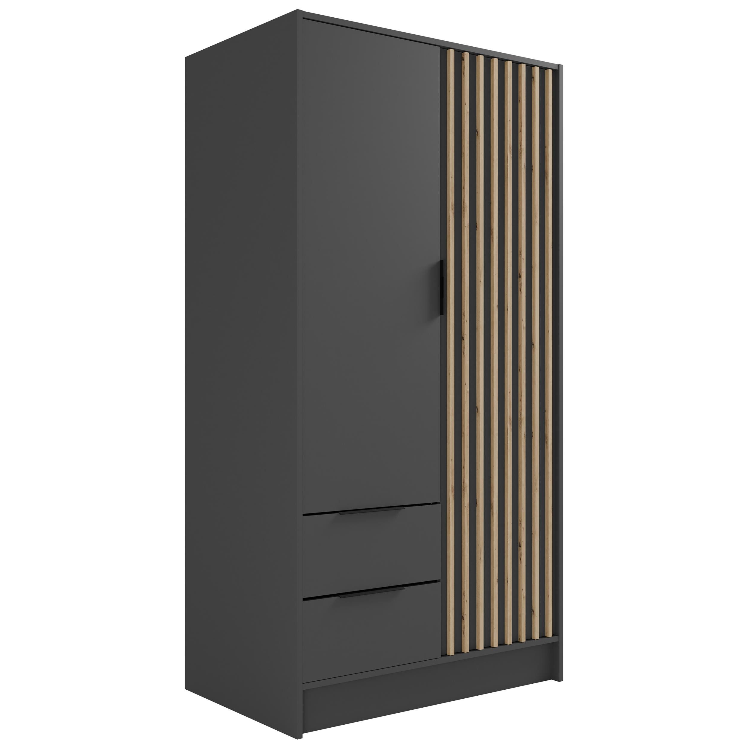 ALTDECOR Drehtürenschrank NELIA (Kleiderschrank Garderobenschrank mit günstig online kaufen