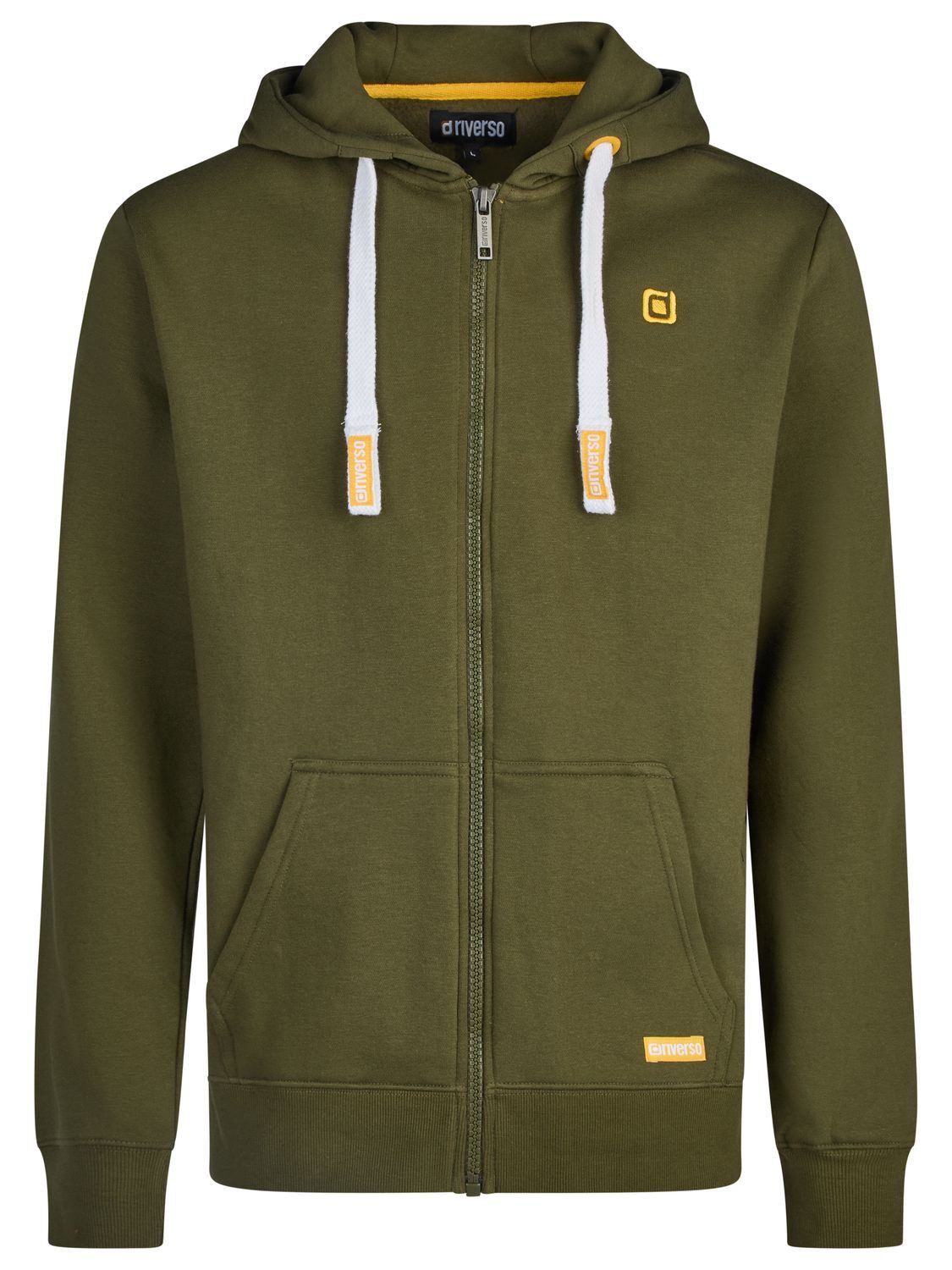 riverso Kapuzensweatjacke Herren Sweatjacke RIVNoah Regular Fit Hoodie mit Kängurutasche
